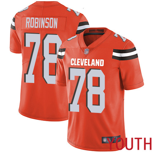 Cleveland Browns Greg Robinson Youth Orange Limited Jersey 78 NFL Football Alternate Vapor Untouchable